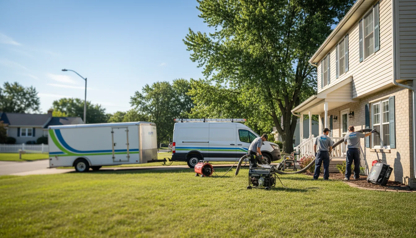Flooded Basement Restoration And Cleanup With Repair in Windyville, MO near me